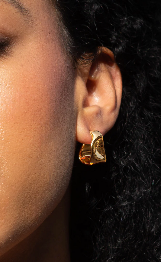 Chloe Hoops - Gold